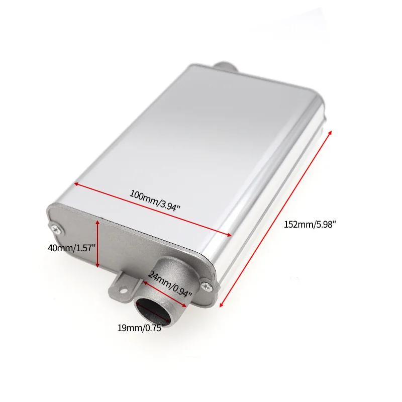 24mm Muffler Silencer Upgraded Clamp Bracket Car Air Parking Heater Exhaust Pipe Stainless Steel For Webasto Eberspacher