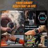 2026 Display Built-in GPS Smart Watch Men 1000Mah Battery Compass 10ATM IP69K Waterproof Tactics Sport Bluetooth call Smartwatch