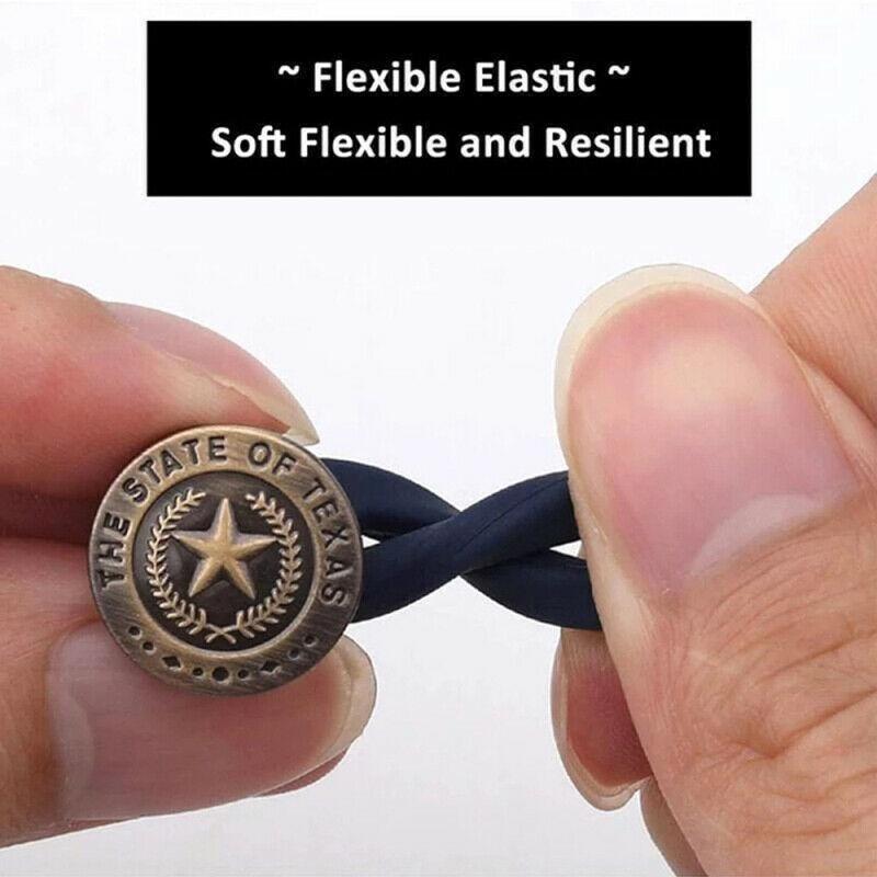 10Pcs Jeans Retractable Button Adjustable Detachable Extended Button For Pants 10Pcs Jeans Retractable Button Adjustable Detachable Extended Button For Pants