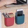Wall-mounted TV,Air Conditioner Remote Control Storage Box Wall-mounted Bedside Mobile Phone Charging Non-drilling Hole Storage Rack