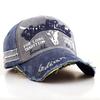 Cotton Washed Baseball Hat Adjustable Punk Sun Cap Simple Letter Embroidery Peaked Cap  Outdoor
