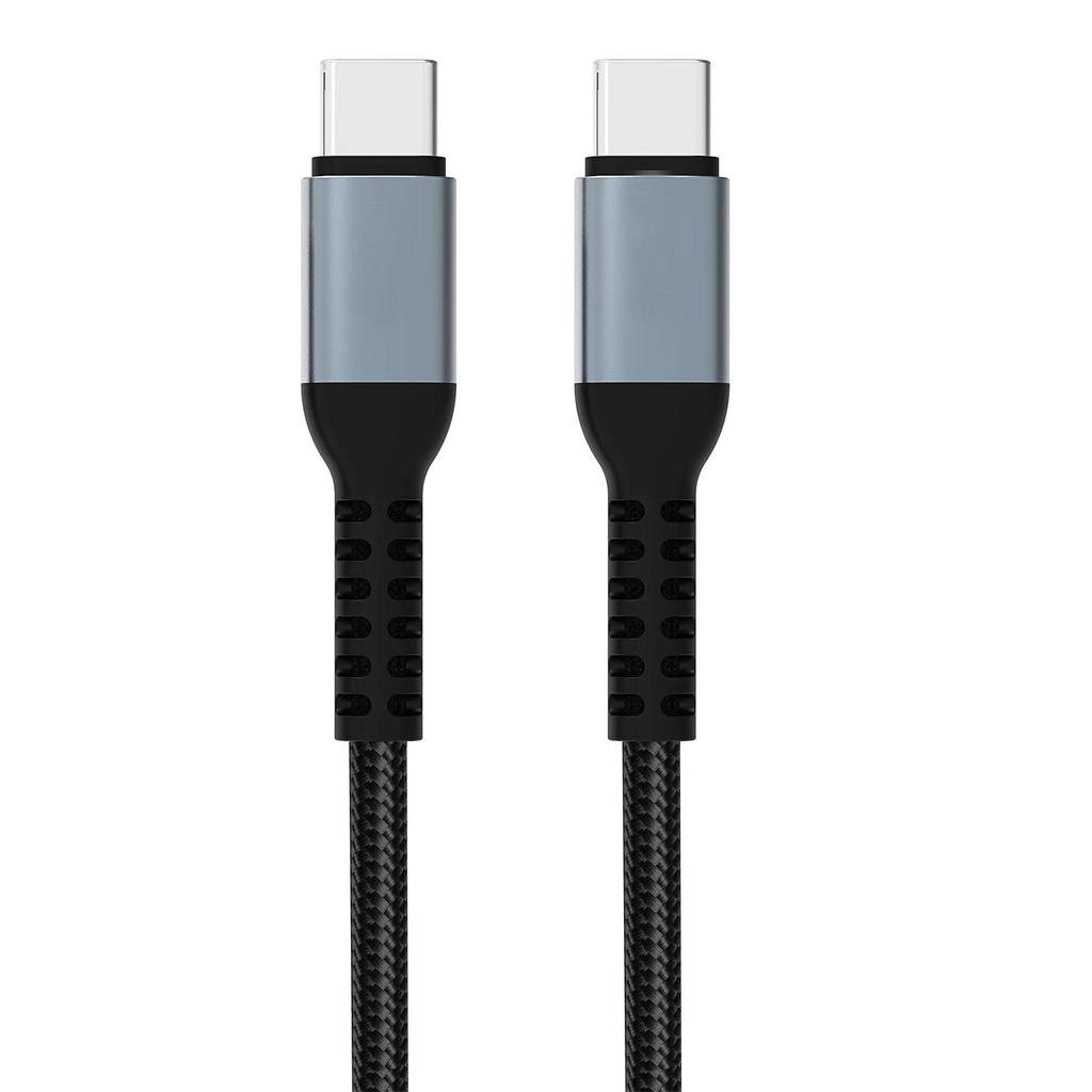 100/240W USB C Cable Nylon Braided Fast Charging Cord USB C To USB C Cable Charging Cord Support Charging Sync 480mbps