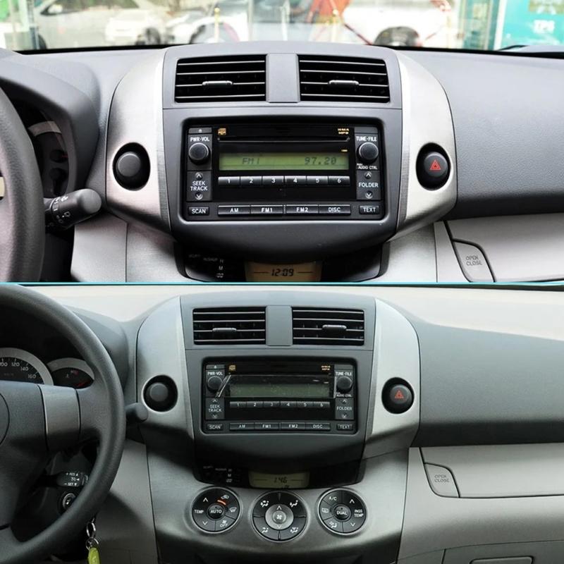 Car Center Dashboard Instrument Cluster Finish Panel Trim for 55412-42060 55413-42070 55412-42060-B0 55413-42070-B0 2pcs