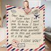 Thanksgiving Day Gift Letter Flannel Throw Blanket for Dad Mom Blanket King Queen Size for Bed Sofa Couch Super Soft Lightweight