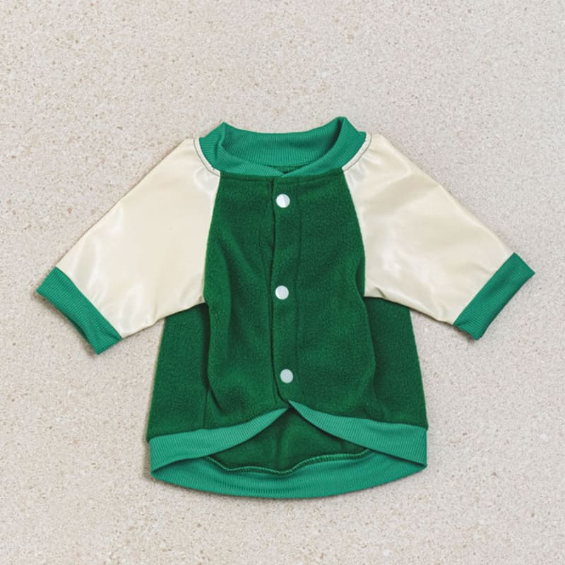 [Pet] Baseballpullover L Grün