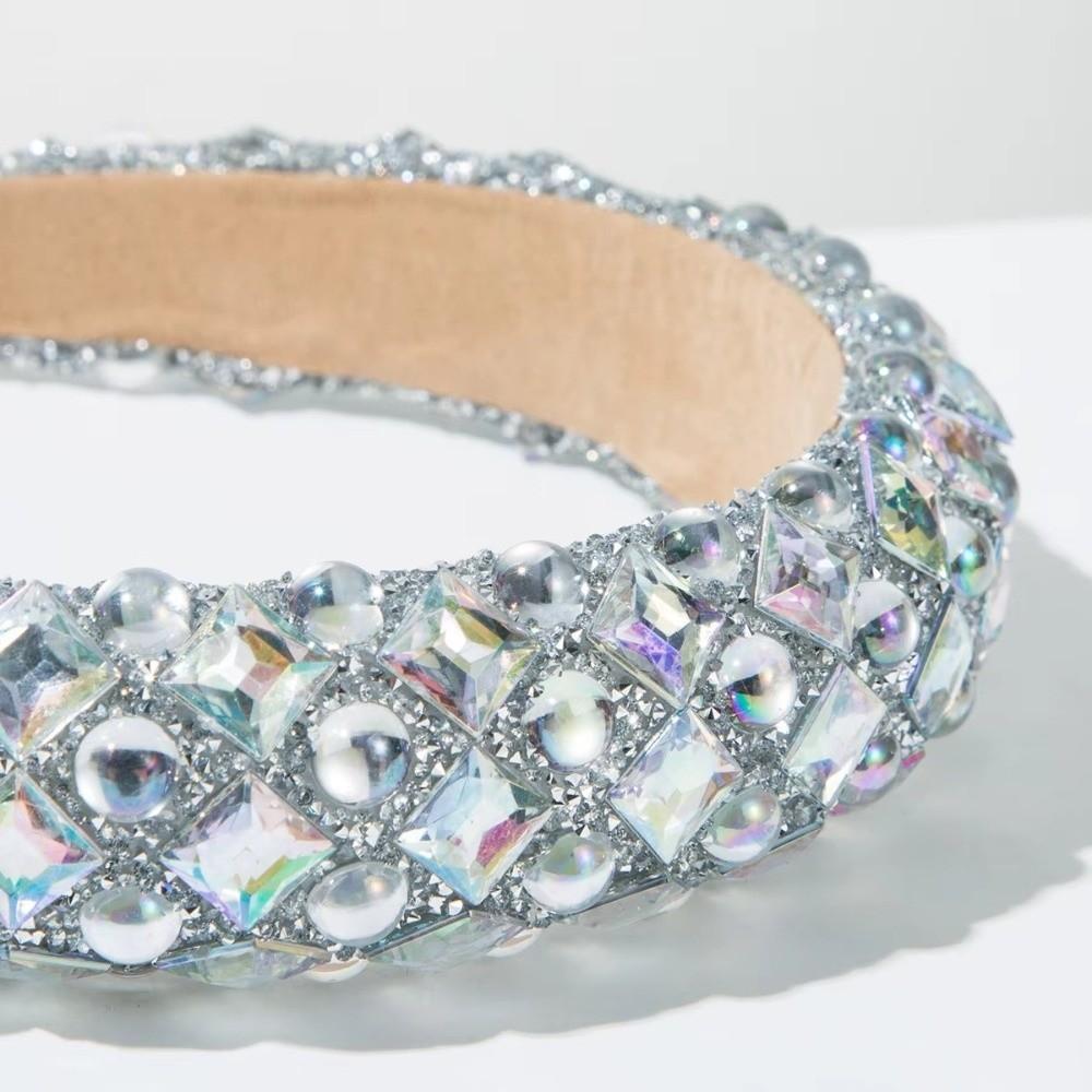 Full Rhinestone Rhinestone Hairband Korean Style Elegant Hair Accessories For Women Gift
