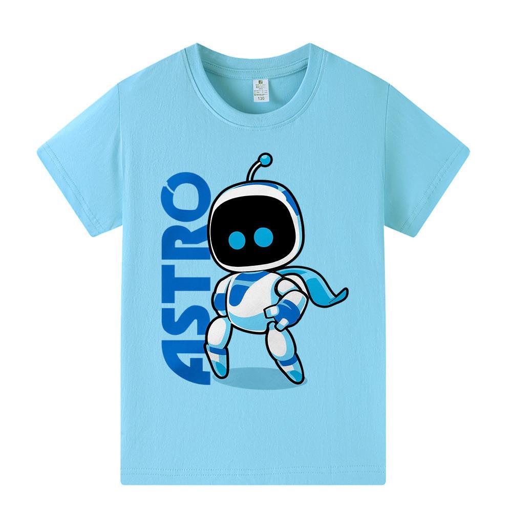 A1337 Dětské tričko s krátkým rukávem a potiskem Astro Bota pro kluky a holky