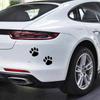 Cat Dog Footprint Bumper PVC Autos Window Decal Car Stickers Footprint Sticker Windshield Decals