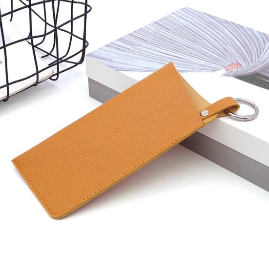 Eyeglass Case Sunglasses Storage Bag Waterproof Wear Resistant Solid Color Easy Access Eyeglasses Soft Holder Pocket Case