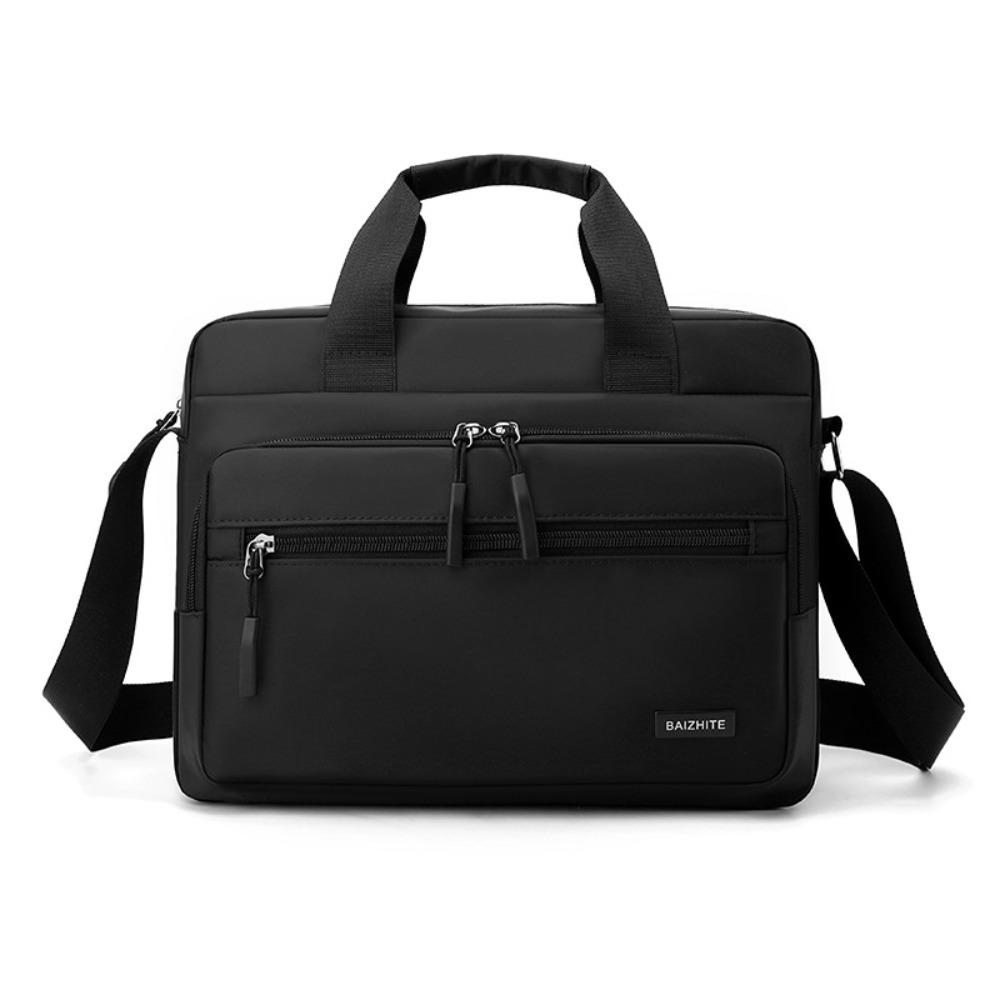 

Large-capacity Laptops Handbag Brief Case Crossbody Sling Bag Men Business Briefcases Travel чёрный