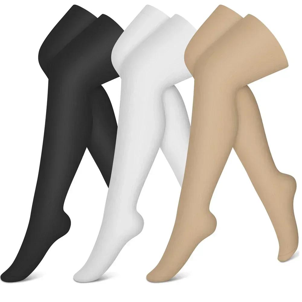 1 Pair Compression Socks Knee High Compression Sock for Women  Men Stockings for Running, Cycling,Athletic