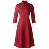 Elegant 6526 New Spring A-line Stand Collar Qipao Dress for Weddings and Banquets