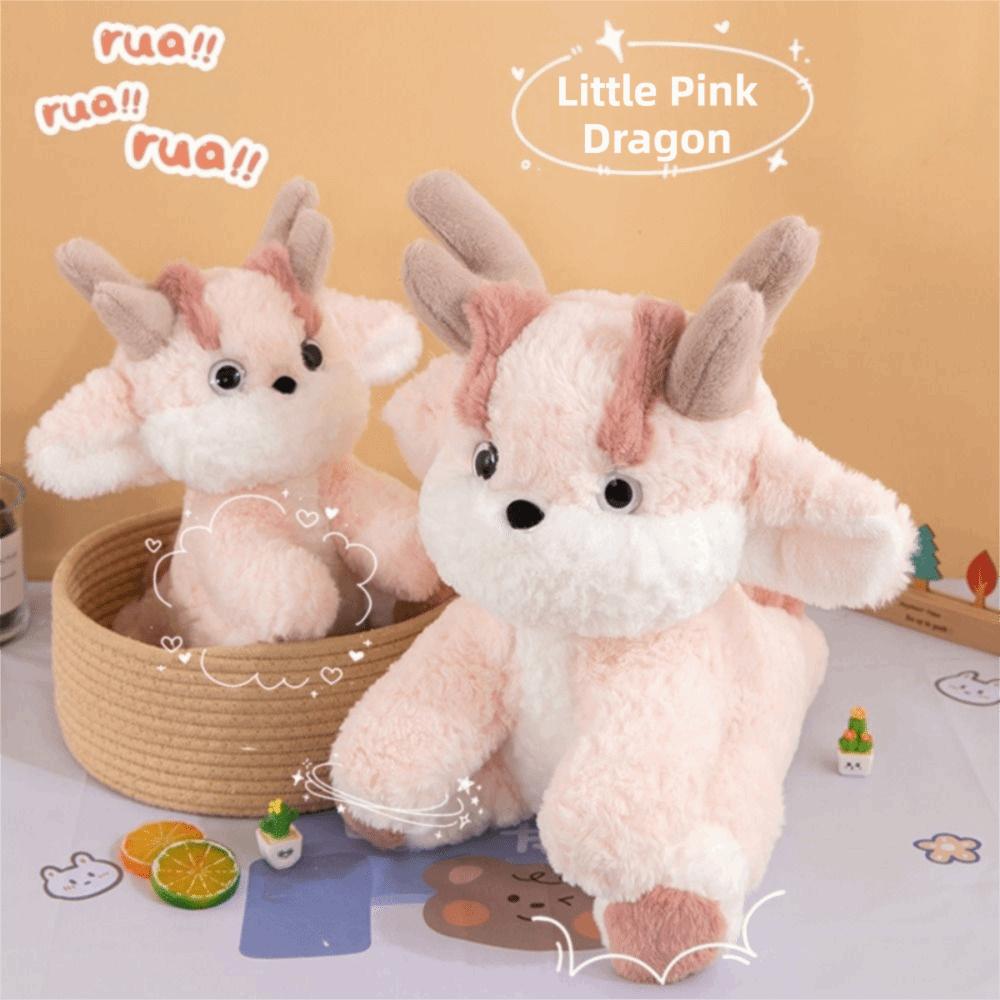 Super Soft Pink Dragon Doll High Quality Plush Toy Doll Stuffed Animals Plushie  Home Decor