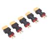 5PCS Male XT60 To Male T Plug Connector Adapter Secure Connection Easy Installation for RC Car LiPo Battery Charger