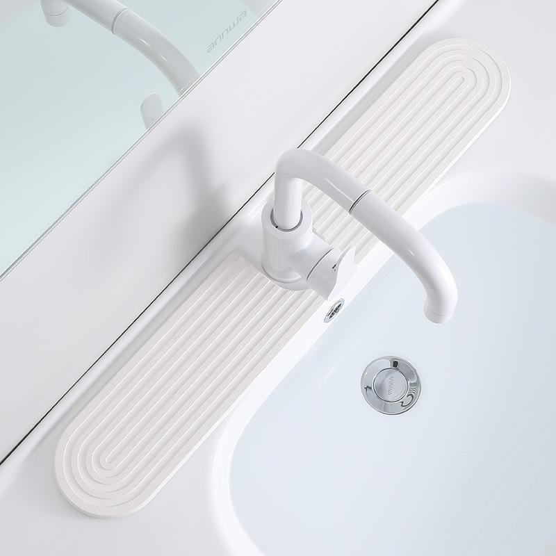 Küchenspülbecken-Schutzmatte Diatomeen-Schnelltrocknungsmatte für Küchenarbeitsplatte, Super saugfähig, Verhindert Feuchtigkeitsansammlung