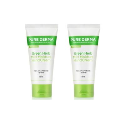 On the Body Pure Derma Green Herb Milde Feuchtigkeits-Handcreme 75 ml * 2 Stück/4 Stück