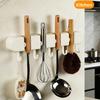 Wall Mounted Mop Clip Automatic Adjustable Mop Storage Rack New Mop Holder