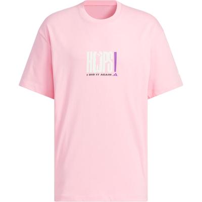 Basketball Ss25 Grafik Logo Buchstaben Rundhals Kurzarm T-Shirt Herren T-Shirts Hellrosa JN0744