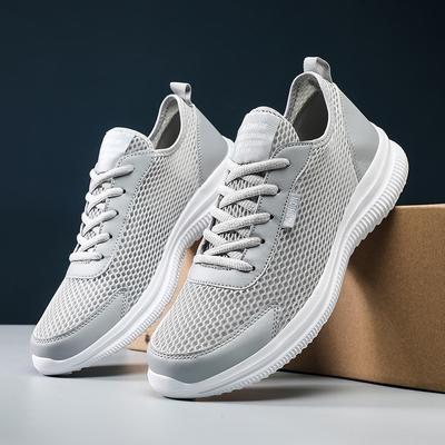 Neue Sportschuhe in Übergröße, leichte und atmungsaktive Freizeitschuhe, modische Mesh-Laufschuhe