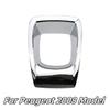 Car Gear Shift Knob Panel Sticker for Peugeot 2008 2014 2015 2016 2017 2018 LHD AT Gear Cover Decoration Trim Accessories