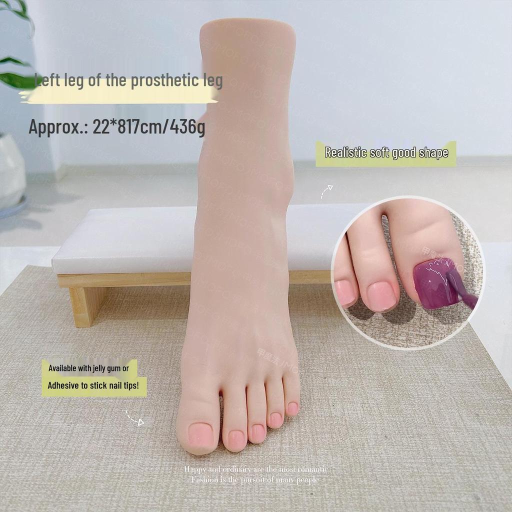 Soft Bendable Manicure Practice Hand Model for Nail Display and Training