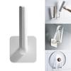 Punch Free Self-adhesive Storage Rack Wall Mounted Tissue Hanger Towel Holder Paper Roll Rack Hook
