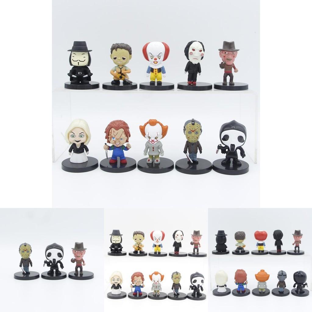 Unique American Horror Movie Character Models Clown Jason Freddy Chucky For Halloween Gifts