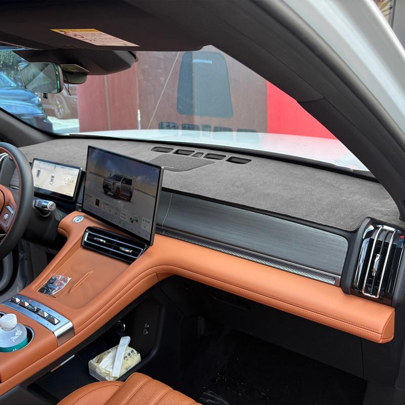 Mata na deskę rozdzielczą do Chery Jetour X70L 2026 Panel środkowy z instrumentami Osłona przeciwsłoneczna Ochrona przed światłem Mata izolacyjna Osłona przeciwsłoneczna