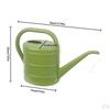 2L Watering Can with Ergonomic Handle, Compact, Practical, , A Long Spout, Ideal for