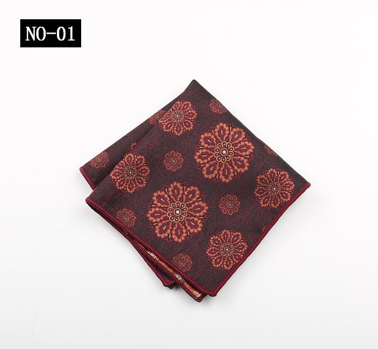 Einstecktuch Herren Burgunder Hochzeit Bräutigam Muster Hochwertiges Hochzeits-Taschentuch Brusttuch