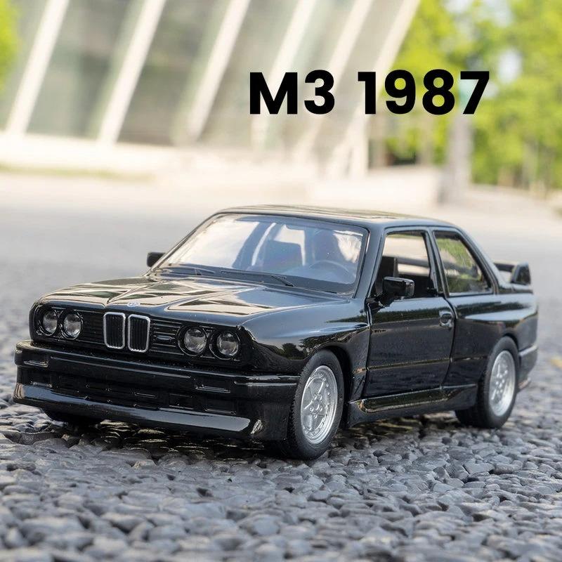 1:36 M3 E30 1987 911 Turbo Quattro M4 Metal Toy Alloy Car Diecasts & Toy Vehicles Car Model For Children