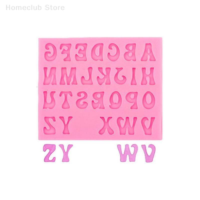 3D Buchstaben Schablone Silikonform Schokoladenkuchenform DIY Fondant Druckform Für Küchenbacken