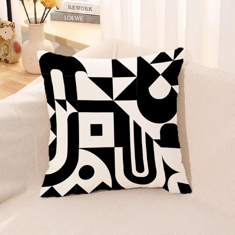 Nordische Geometrische Linien Kissenbezug Sofa Kissenbezug Körper Schlafkissen Bett
