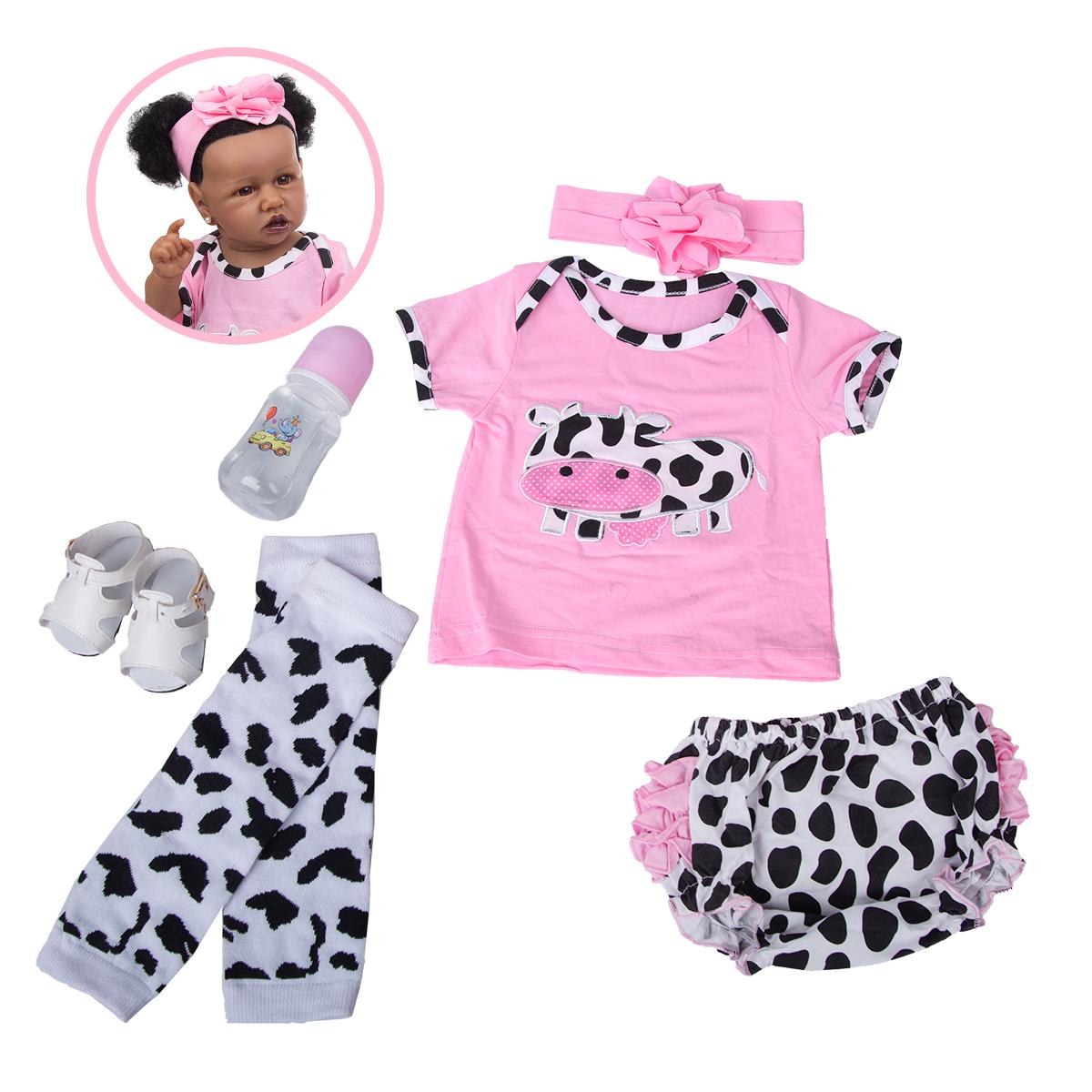 KEIUMI 23 дюйма полностью силиконовые куклы Reborn для маленьких девочек — фото 7