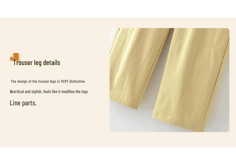 2026 New High-Waisted Elastic Straight-Leg Summer Pants for Middle-Aged Moms