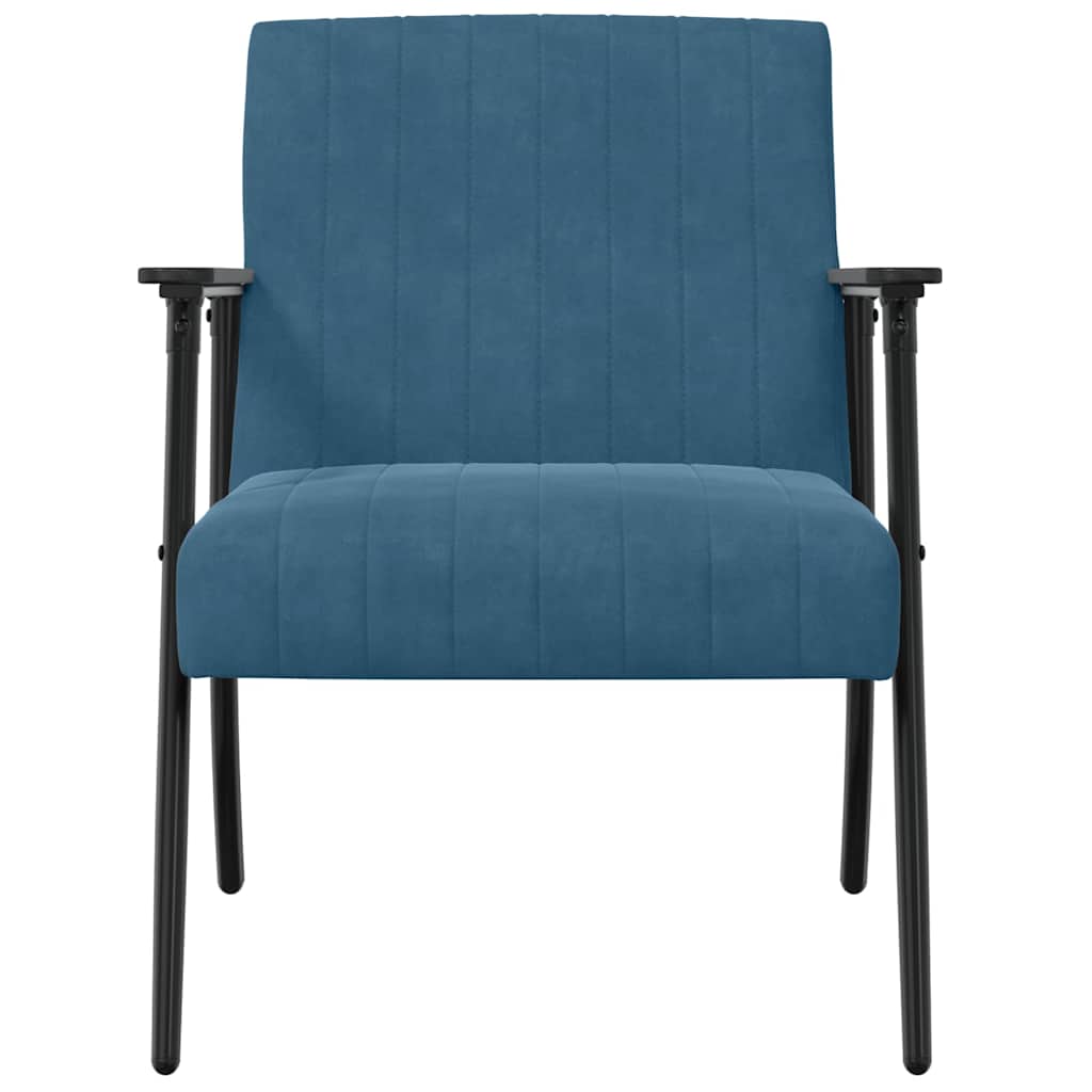 Armchair Blue 59 x 75 x 78 cm Velvet