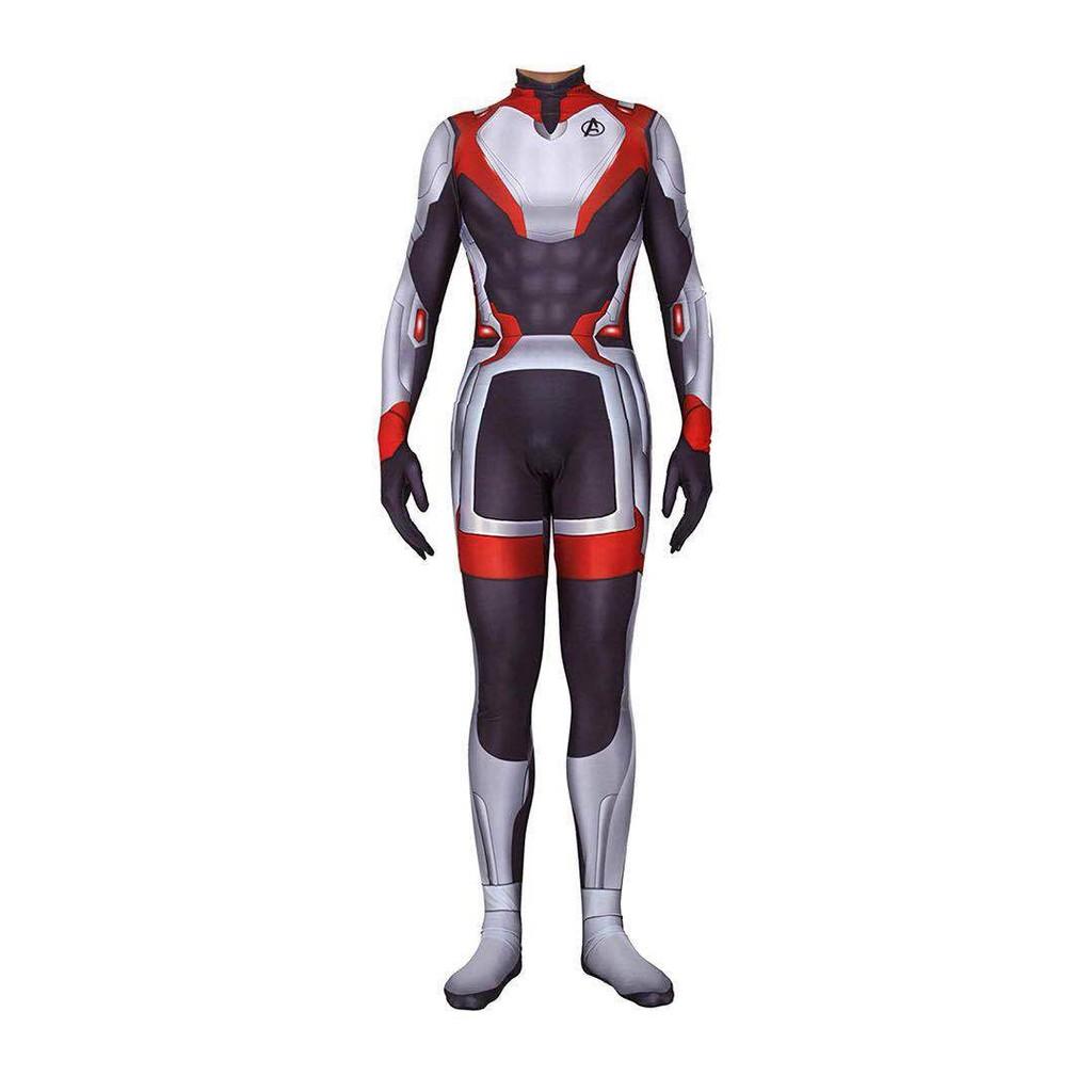 The Avengers 4 Endgame Superhero Adult Cosplay Costume Zentai Bodysuit Jumpsuit In Premium Quality Spandex Lycra L