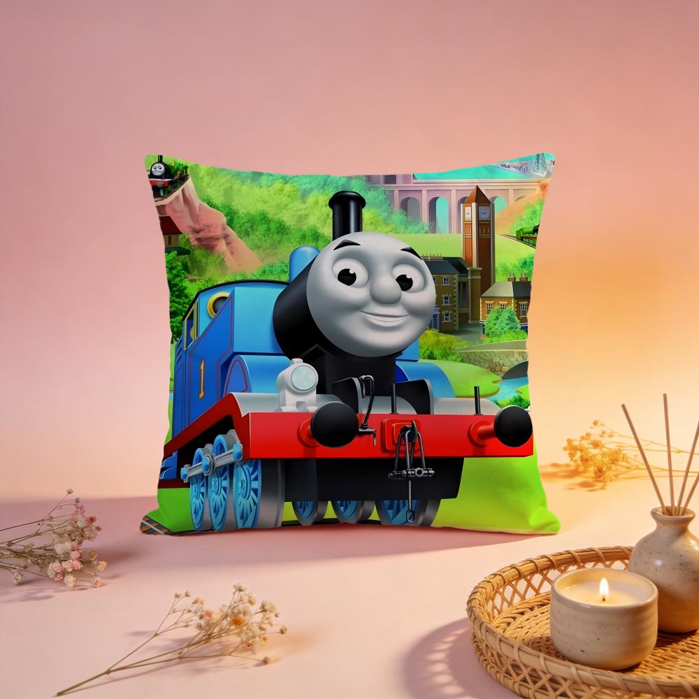 Popular Tthomas The Trained Cushion Cover Comfortable Durable Pillow Cover MultiScene for Home Office Car Sofa