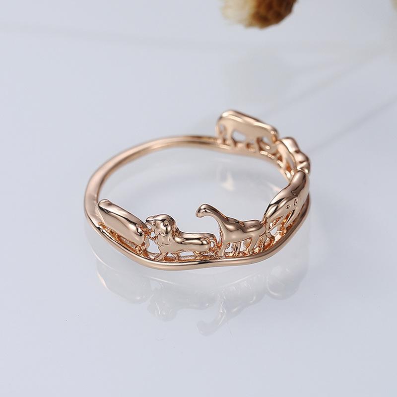 1Pc Creative Animal Circus Ring, Simple Temperament, Light Luxury Ring