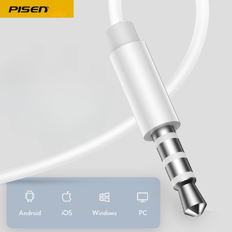 Pinsheng Headphones In-ear 3.5m Wired Earbuds Are Suitable for Xiaomi, Huawei, Android, Apple By-wire Voice Headset