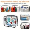 Hochwertige Transparente Kulturtasche, Eine Stilvolle und Hochwertige Unisex Kulturtaschen-Organizer-Tasche mit Einem Leicht zu Reinigenden Design