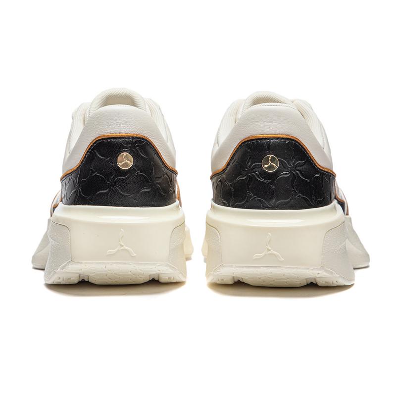 Li-Ning 1990 Xuanji Comfortable Versatile Shock Absorbing Durable Low-Top Running Shoes Men Sneakers White Black Brown ALJU009-2