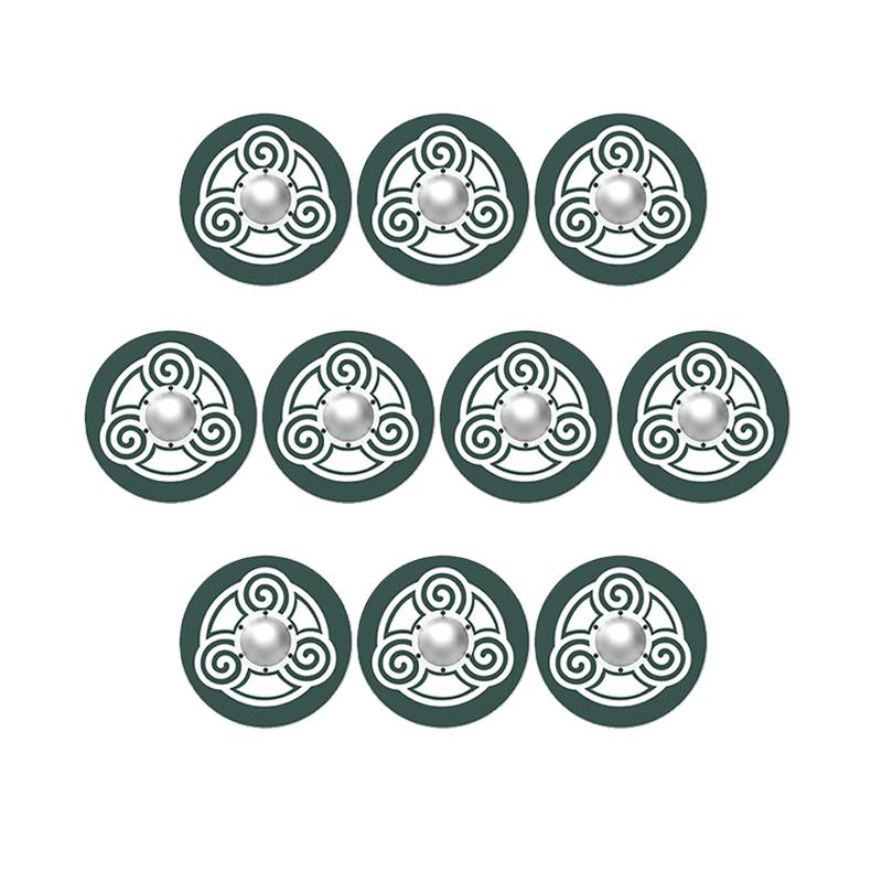 MOC Medieval Military Castle Weapon Roman Knight Helmet Shield Accessories Building Blocks Green Dragon Lion Crusader Bricks Toy