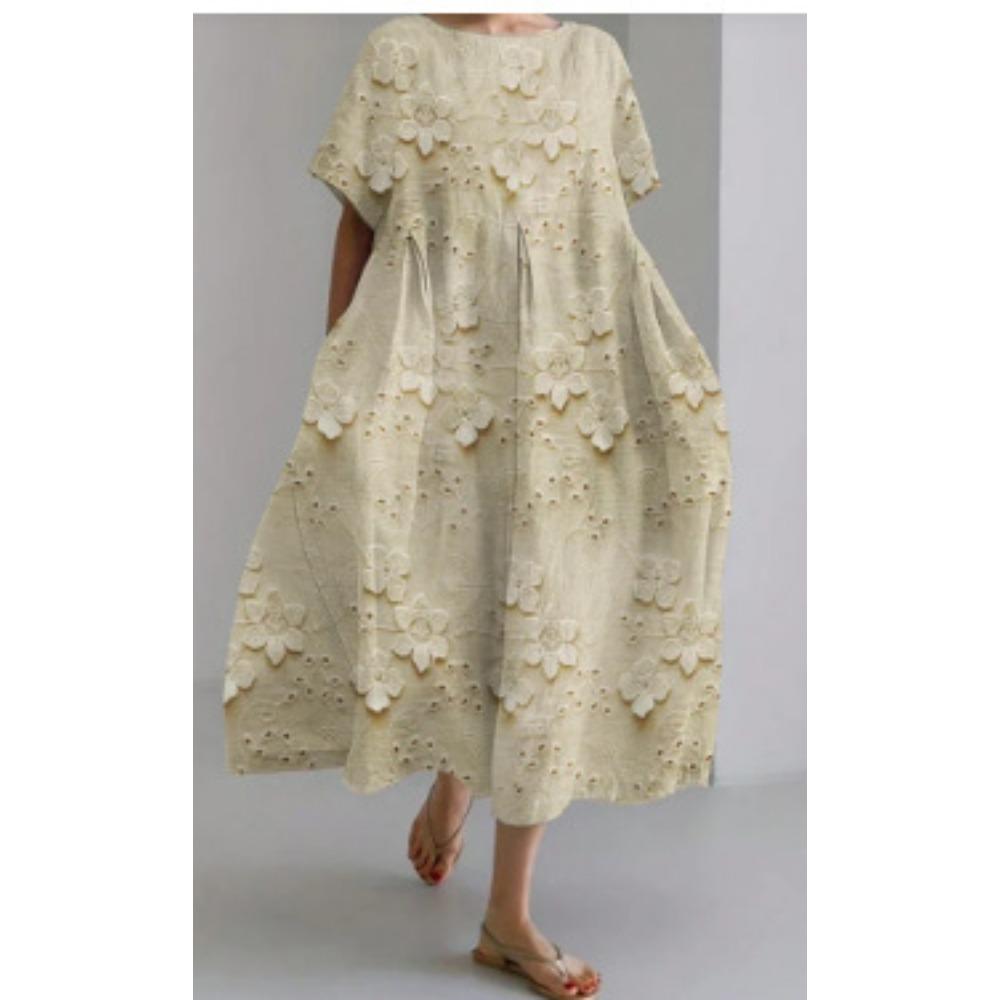 Γυναικείο Μακρύ Φόρεμα Άνοιξη Φθινόπωρο Καλοκαίρι Φούστα Μόδα Casual Γυναικεία Φορέματα Με Μεγάλο Πόδι Μεγάλο Μέγεθος S-5XL Μακριά Φορέματα