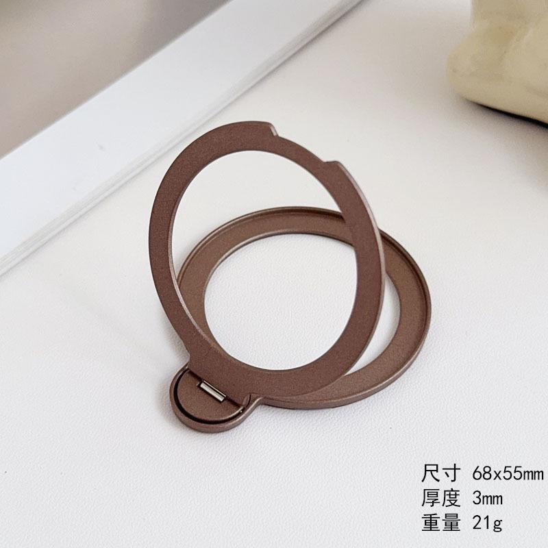 360-Degree Rotating Metal Stand with N52 Strong Magnet, Hardware Ring Holder, Car Mount Stand, Factory Direct Sale