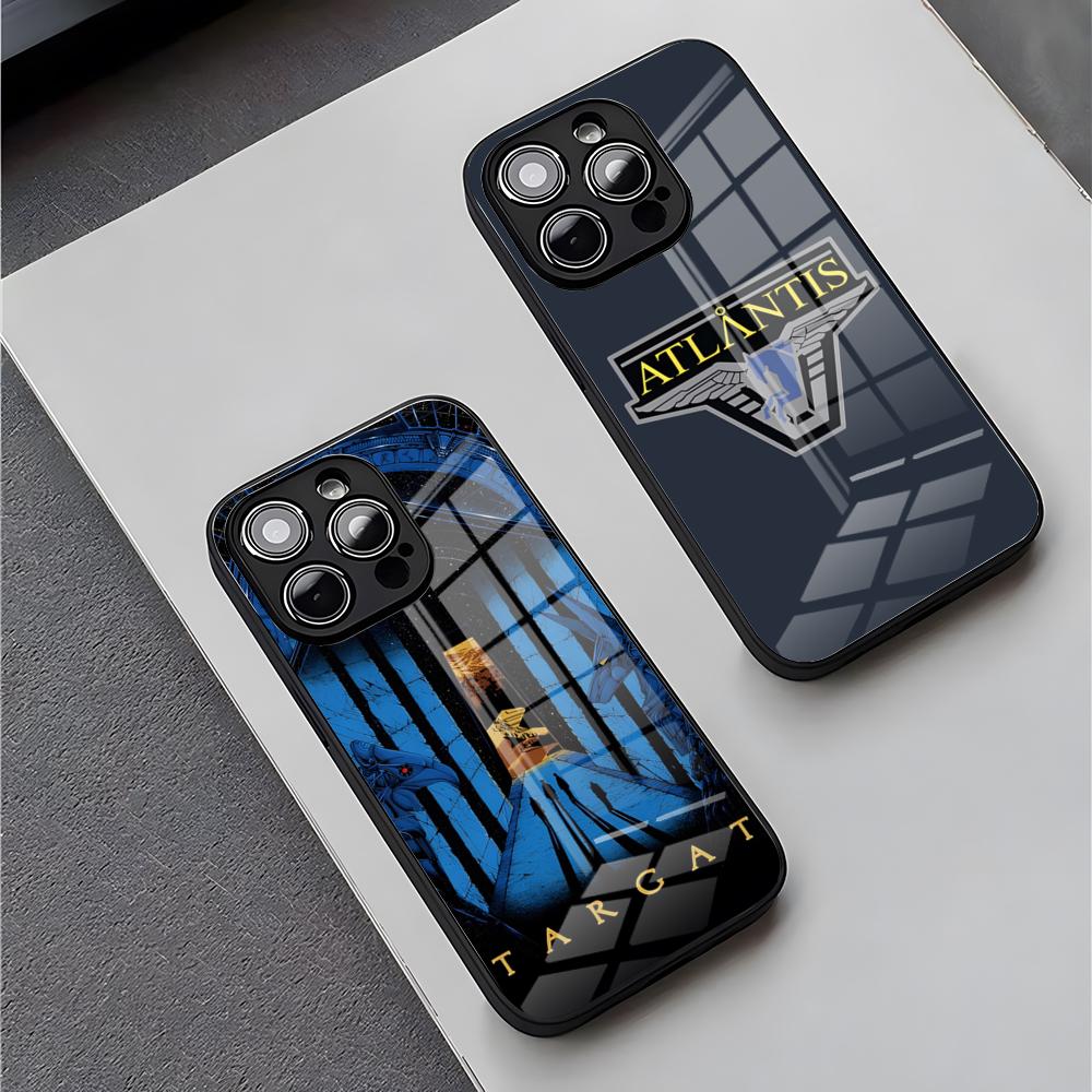 Stargate Atlantis Phone Case For iPhone 18 16 Pro Max 15 Plus 14 Pro 12 11 13 Mini X XR XS Max 8 7 Plus SE Glass Cover