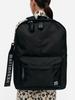 Marimekko Zip Top Backpack Solid Backpack Women's 52152249293325 F Black