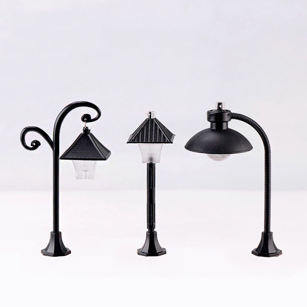 Bonsai Ornament Fairy Garden Home Decor Street Lamp Figurine Road Light Model Streetlight Miniatures