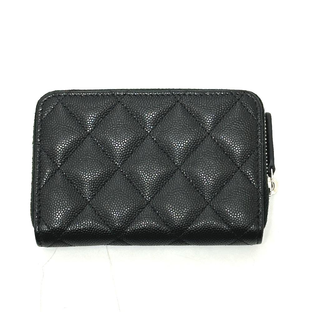 CHANEL AP3728 25B Matelasse Star CC Mark Zip Folded wallet  Unused