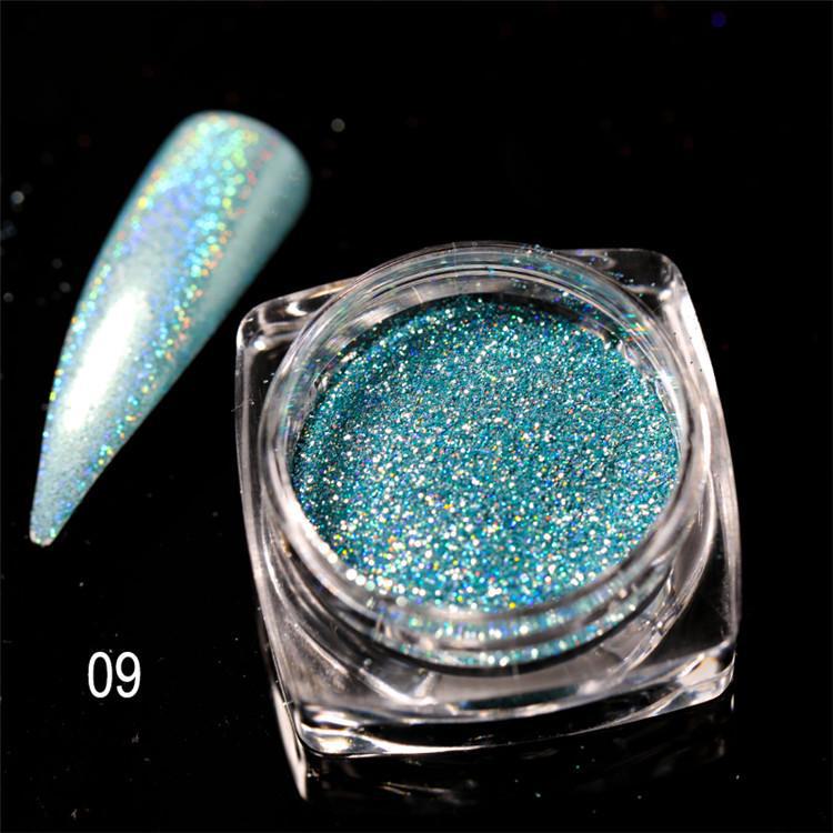 Fantasy Laser Nail Art Glitter: Classic Magic Mirror Powder